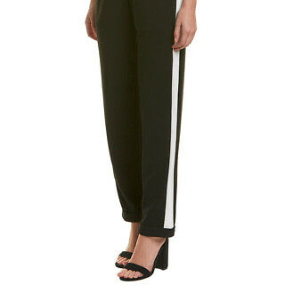 RD Style Tuxedo Stripe Pant Blk w/Wht Stripe NWT